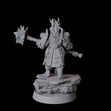Wandering Dragonborn Fighter Miniature for Dungeons and Dragons, Pathfinder or other TTRPGs