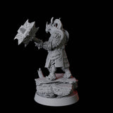 Wandering Dragonborn Fighter Miniature for Dungeons and Dragons, Pathfinder or other TTRPGs
