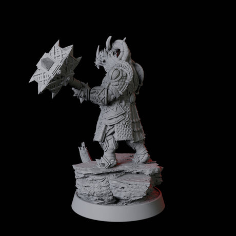 Wandering Dragonborn Fighter Miniature for Dungeons and Dragons, Pathfinder or other TTRPGs