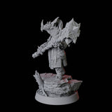 Wandering Dragonborn Fighter Miniature for Dungeons and Dragons, Pathfinder or other TTRPGs