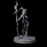 Wandering Horned Archfey Miniature for Dungeons and Dragons, Pathfinder or other TTRPGs