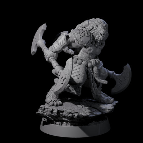 Wandering Leonin Nomad A Miniature for Dungeons and Dragons, Pathfinder or other TTRPGs