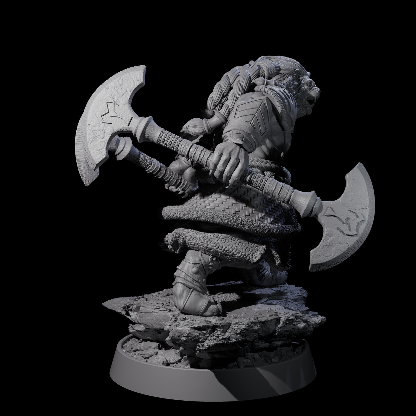 Wandering Leonin Nomad A Miniature for Dungeons and Dragons, Pathfinder or other TTRPGs