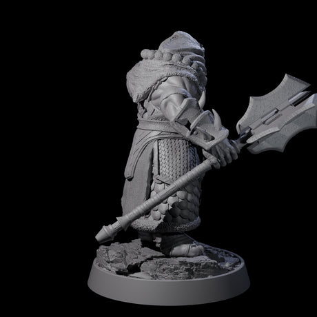 Wandering Leonin Nomad B Miniature for Dungeons and Dragons, Pathfinder or other TTRPGs