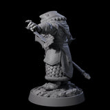 Wandering Leonin Nomad B Miniature for Dungeons and Dragons, Pathfinder or other TTRPGs