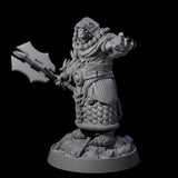 Wandering Leonin Nomad B Miniature for Dungeons and Dragons, Pathfinder or other TTRPGs