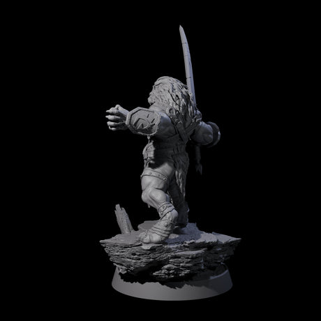 Wandering Leonin Nomad C Miniature for Dungeons and Dragons, Pathfinder or other TTRPGs
