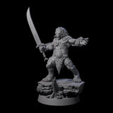 Wandering Leonin Nomad C Miniature for Dungeons and Dragons, Pathfinder or other TTRPGs