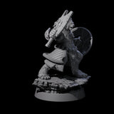 Wandering Leonin Nomad D Miniature for Dungeons and Dragons, Pathfinder or other TTRPGs