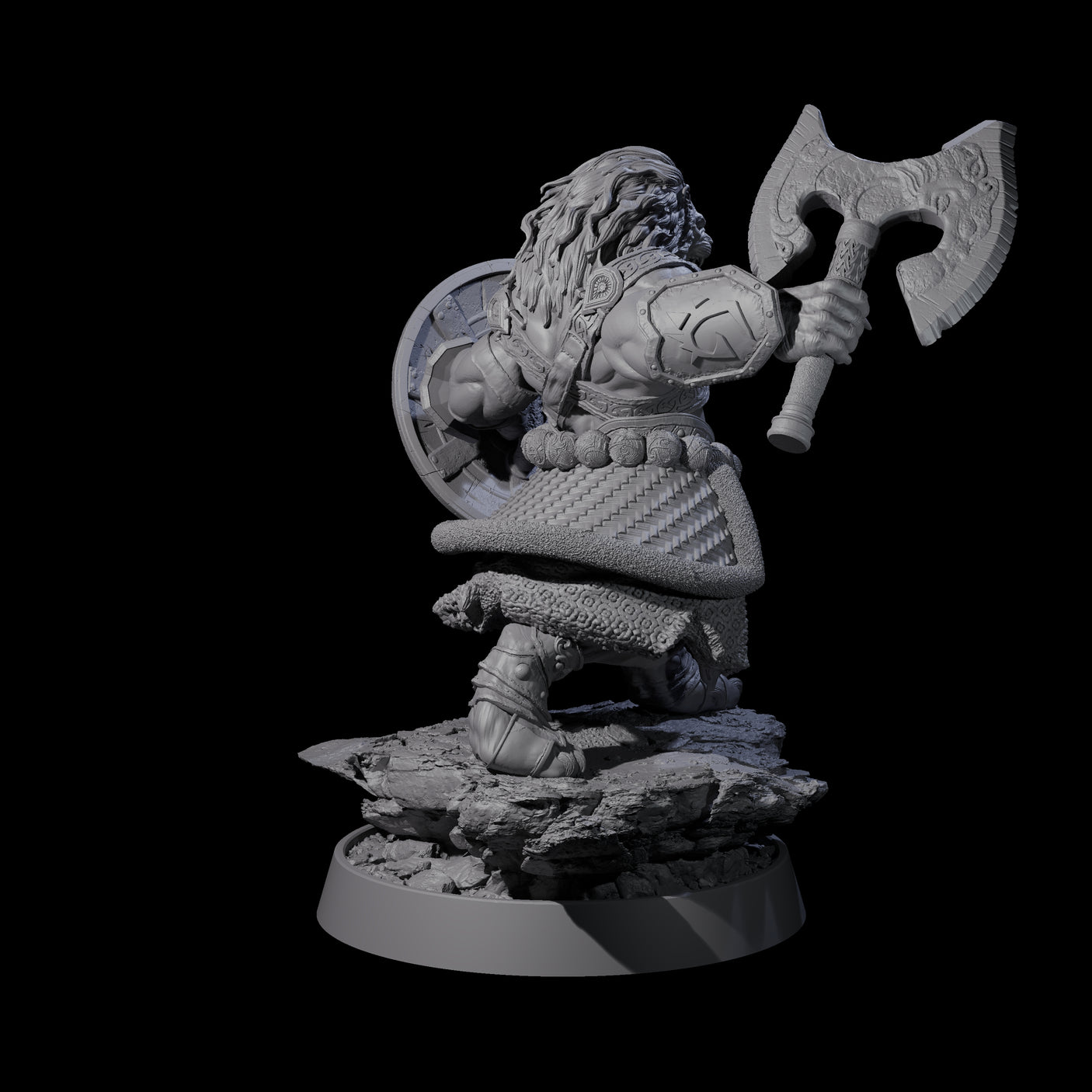 Wandering Leonin Nomad D Miniature for Dungeons and Dragons, Pathfinder or other TTRPGs