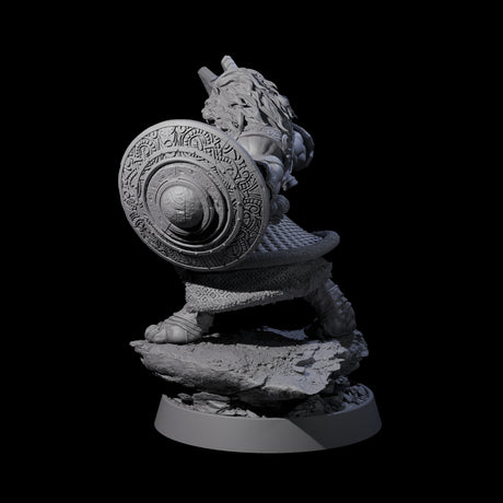 Wandering Leonin Nomad D Miniature for Dungeons and Dragons, Pathfinder or other TTRPGs