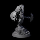 Wandering Leonin Nomad E Miniature for Dungeons and Dragons, Pathfinder or other TTRPGs