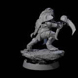 Wandering Leonin Nomad G Miniature for Dungeons and Dragons, Pathfinder or other TTRPGs