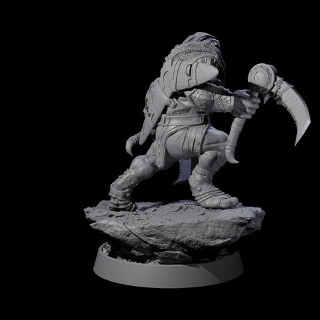 Wandering Leonin Nomad G Miniature for Dungeons and Dragons, Pathfinder or other TTRPGs