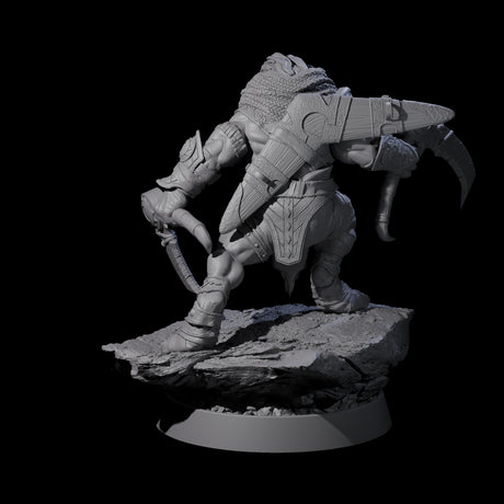 Wandering Leonin Nomad G Miniature for Dungeons and Dragons, Pathfinder or other TTRPGs