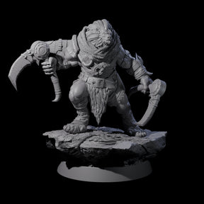 Wandering Leonin Nomad G Miniature for Dungeons and Dragons, Pathfinder or other TTRPGs