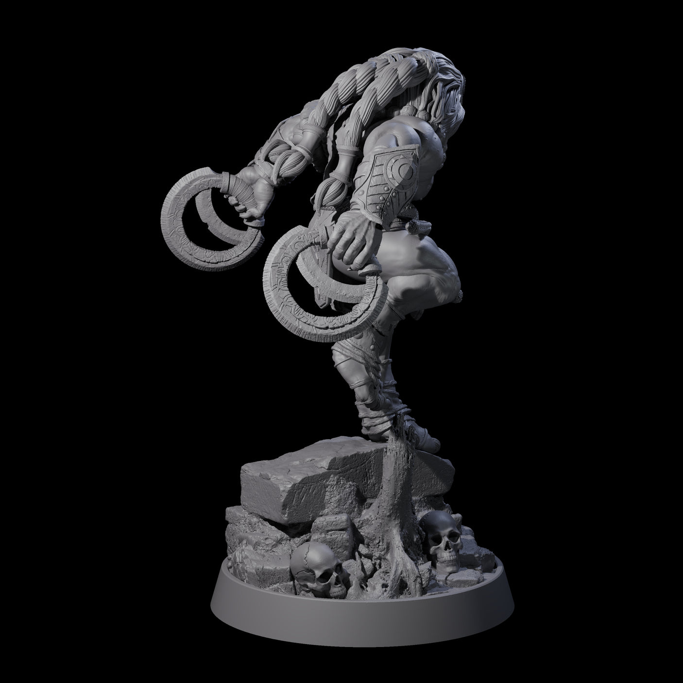 Wandering Leonin Nomad H Miniature for Dungeons and Dragons, Pathfinder or other TTRPGs