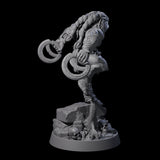 Wandering Leonin Nomad H Miniature for Dungeons and Dragons, Pathfinder or other TTRPGs