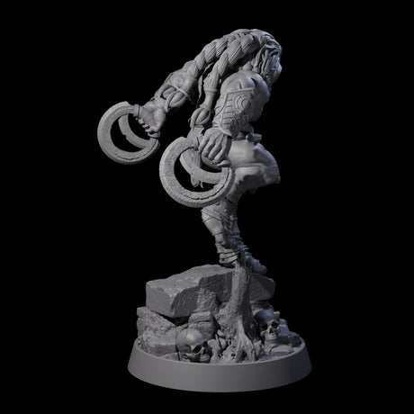Wandering Leonin Nomad H Miniature for Dungeons and Dragons, Pathfinder or other TTRPGs