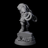Wandering Leonin Nomad H Miniature for Dungeons and Dragons, Pathfinder or other TTRPGs