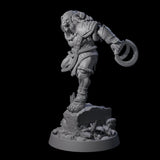Wandering Leonin Nomad H Miniature for Dungeons and Dragons, Pathfinder or other TTRPGs