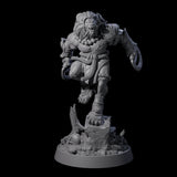 Wandering Leonin Nomad H Miniature for Dungeons and Dragons, Pathfinder or other TTRPGs
