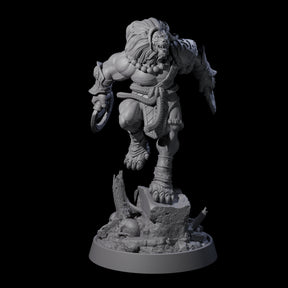 Wandering Leonin Nomad H Miniature for Dungeons and Dragons, Pathfinder or other TTRPGs