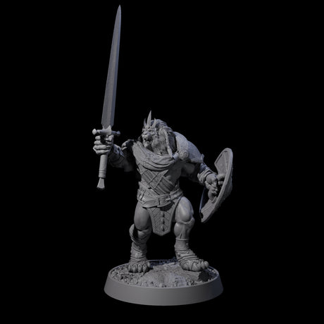 Wandering Leonin Nomad I Miniature for Dungeons and Dragons, Pathfinder or other TTRPGs
