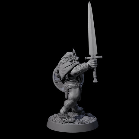Wandering Leonin Nomad I Miniature for Dungeons and Dragons, Pathfinder or other TTRPGs