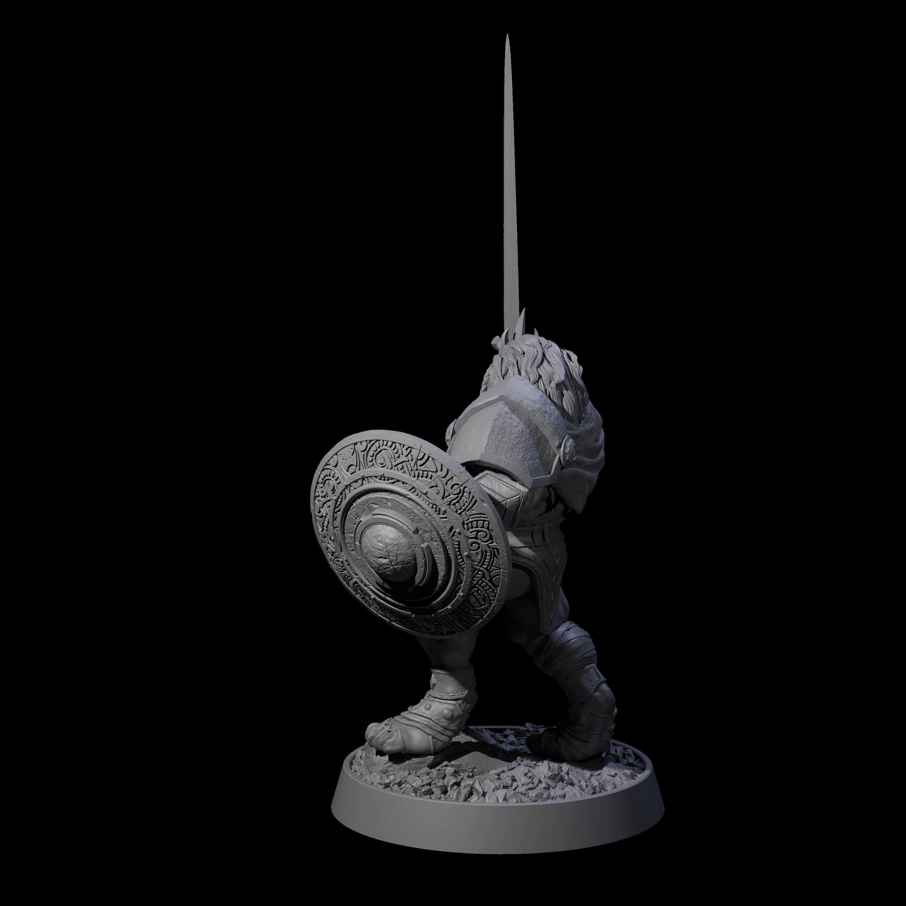 Wandering Leonin Nomad I Miniature for Dungeons and Dragons, Pathfinder or other TTRPGs