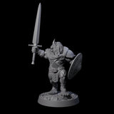 Wandering Leonin Nomad I Miniature for Dungeons and Dragons, Pathfinder or other TTRPGs