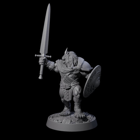 Wandering Leonin Nomad I Miniature for Dungeons and Dragons, Pathfinder or other TTRPGs