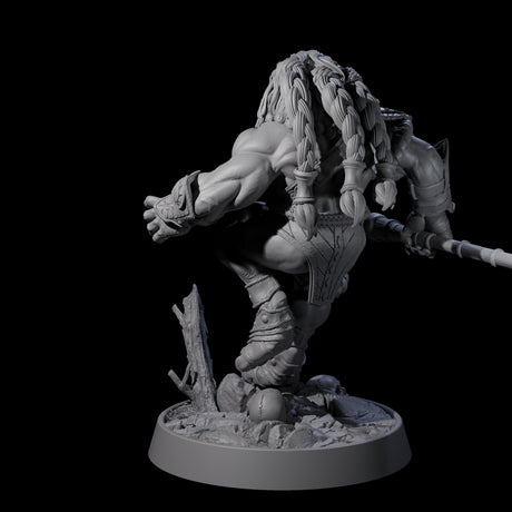 Wandering Leonin Nomad J Miniature for Dungeons and Dragons, Pathfinder or other TTRPGs