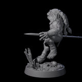 Wandering Leonin Nomad J Miniature for Dungeons and Dragons, Pathfinder or other TTRPGs
