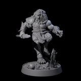 Wandering Leonin Nomad J Miniature for Dungeons and Dragons, Pathfinder or other TTRPGs