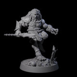 Wandering Leonin Nomad J Miniature for Dungeons and Dragons, Pathfinder or other TTRPGs
