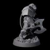 Wandering Leonin Nomad K Miniature for Dungeons and Dragons, Pathfinder or other TTRPGs