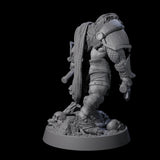 Wandering Leonin Nomad K Miniature for Dungeons and Dragons, Pathfinder or other TTRPGs