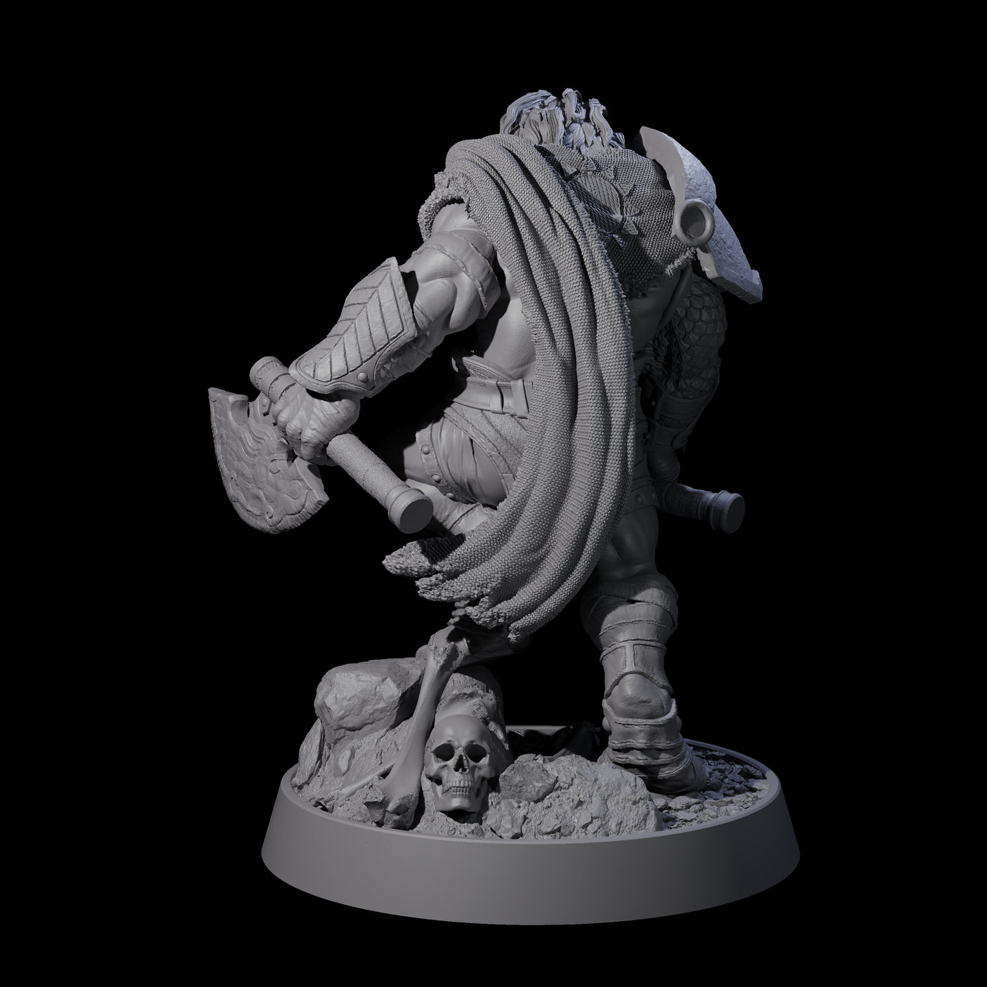Wandering Leonin Nomad K Miniature for Dungeons and Dragons, Pathfinder or other TTRPGs