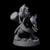 Wandering Leonin Nomad L Miniature for Dungeons and Dragons, Pathfinder or other TTRPGs