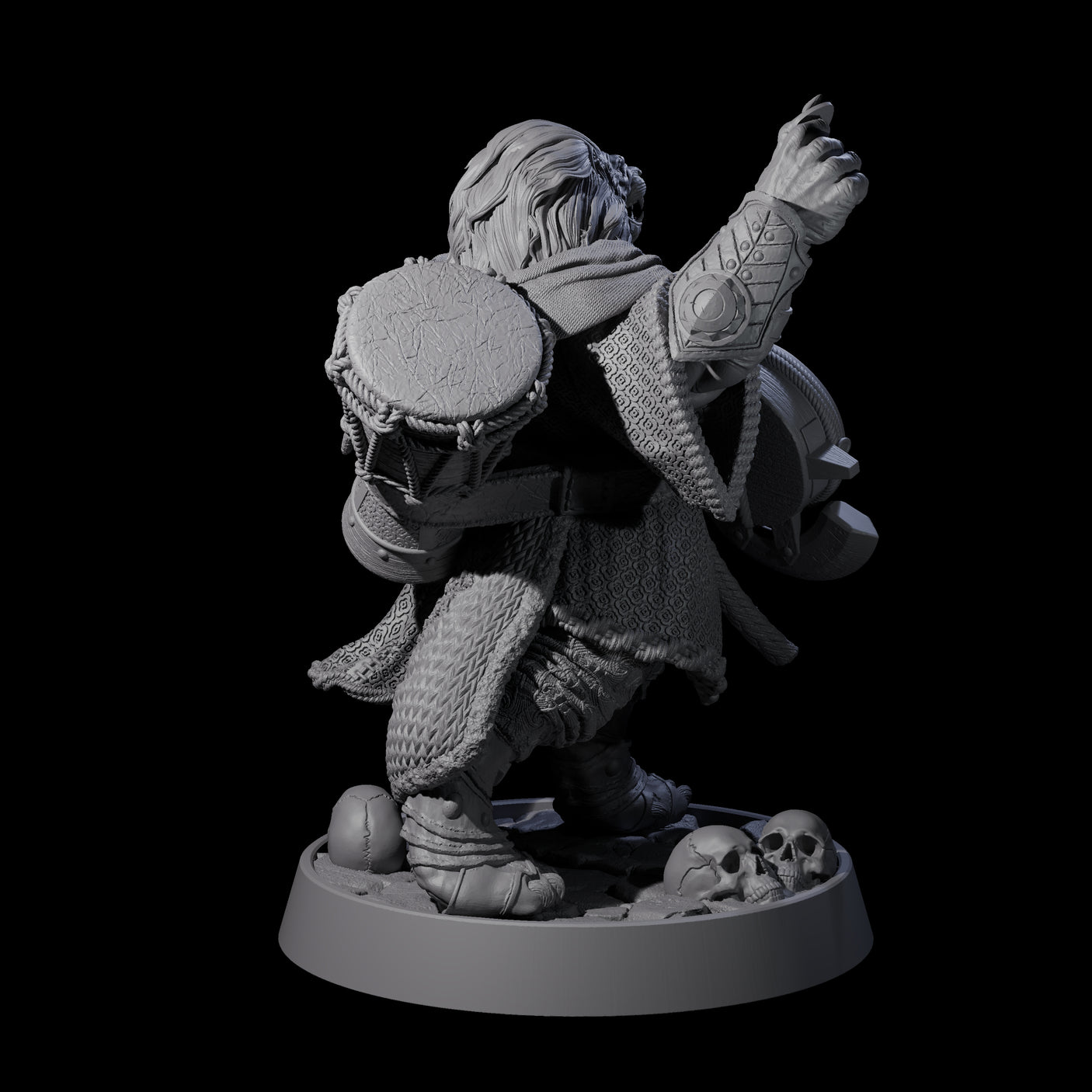 Wandering Leonin Nomad L Miniature for Dungeons and Dragons, Pathfinder or other TTRPGs