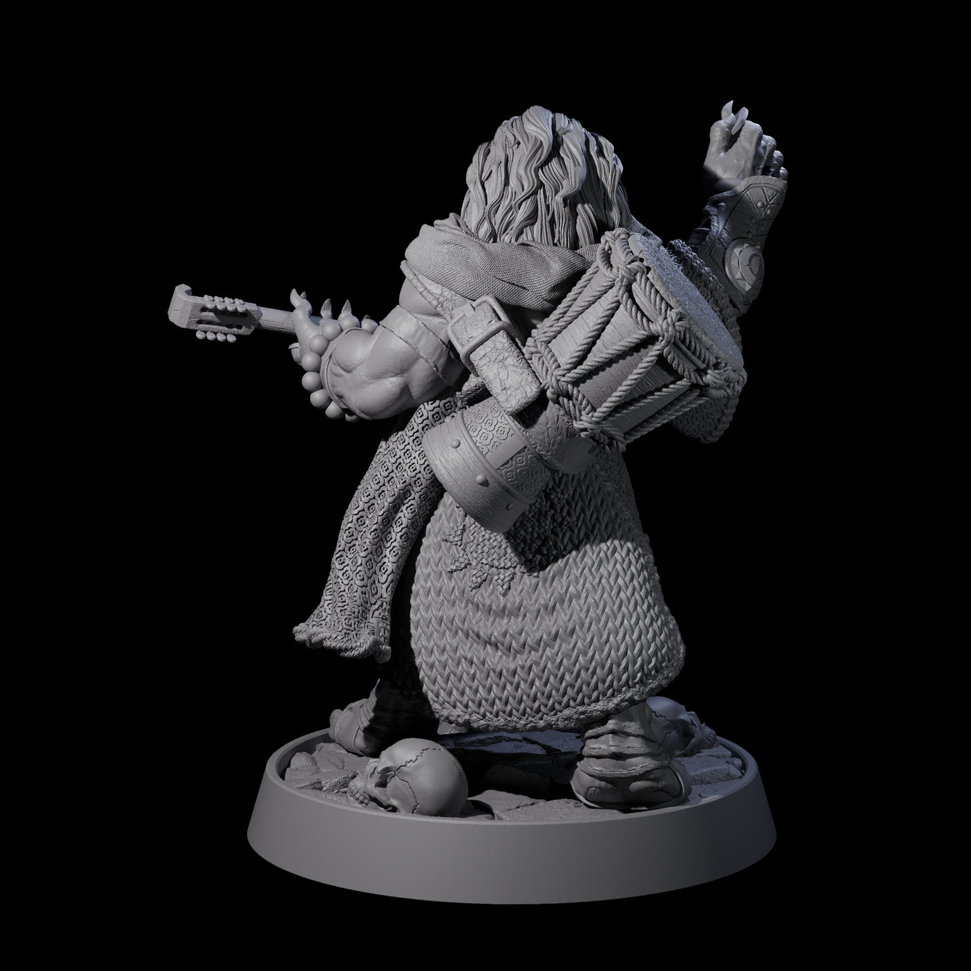 Wandering Leonin Nomad L Miniature for Dungeons and Dragons, Pathfinder or other TTRPGs