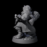 Wandering Leonin Nomad L Miniature for Dungeons and Dragons, Pathfinder or other TTRPGs