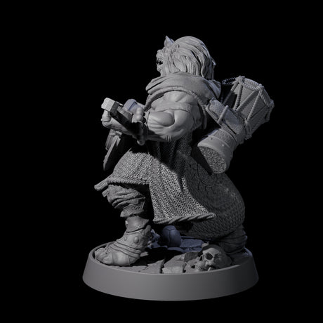 Wandering Leonin Nomad L Miniature for Dungeons and Dragons, Pathfinder or other TTRPGs
