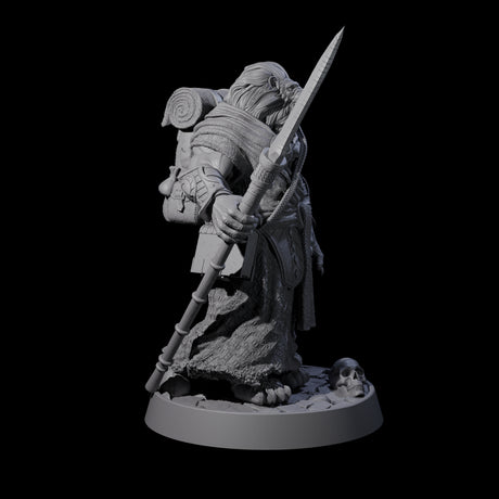 Wandering Leonin Nomad M Miniature for Dungeons and Dragons, Pathfinder or other TTRPGs