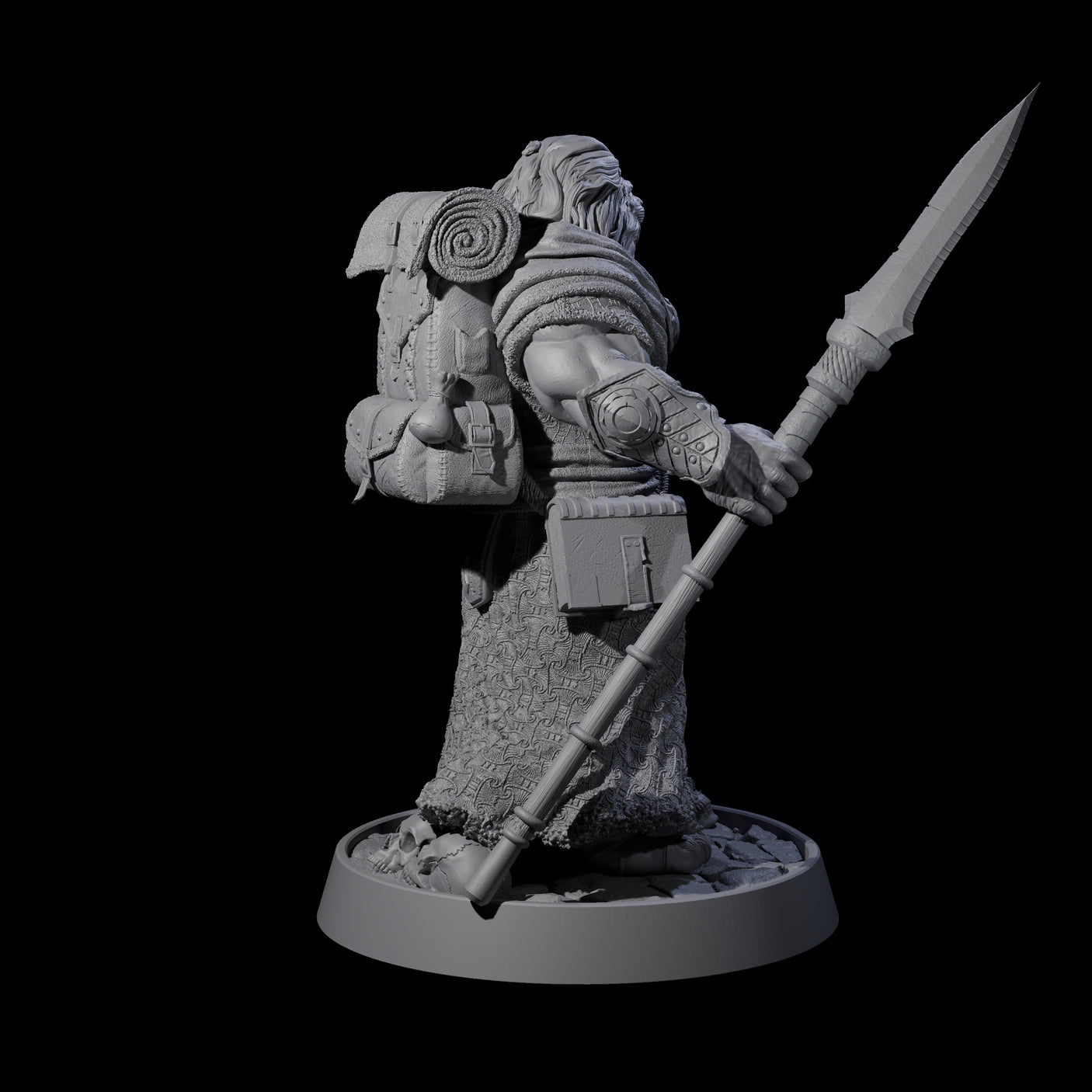Wandering Leonin Nomad M Miniature for Dungeons and Dragons, Pathfinder or other TTRPGs