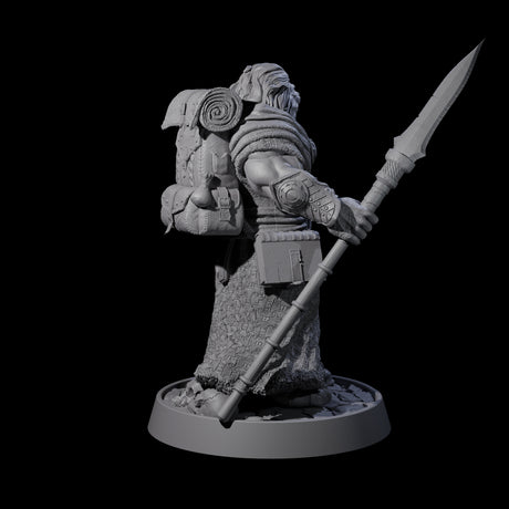 Wandering Leonin Nomad M Miniature for Dungeons and Dragons, Pathfinder or other TTRPGs