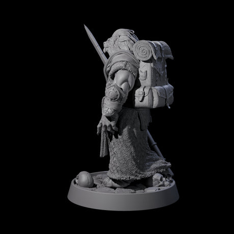 Wandering Leonin Nomad M Miniature for Dungeons and Dragons, Pathfinder or other TTRPGs