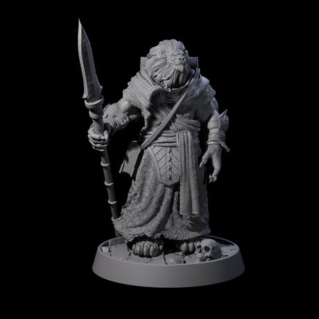 Wandering Leonin Nomad M Miniature for Dungeons and Dragons, Pathfinder or other TTRPGs