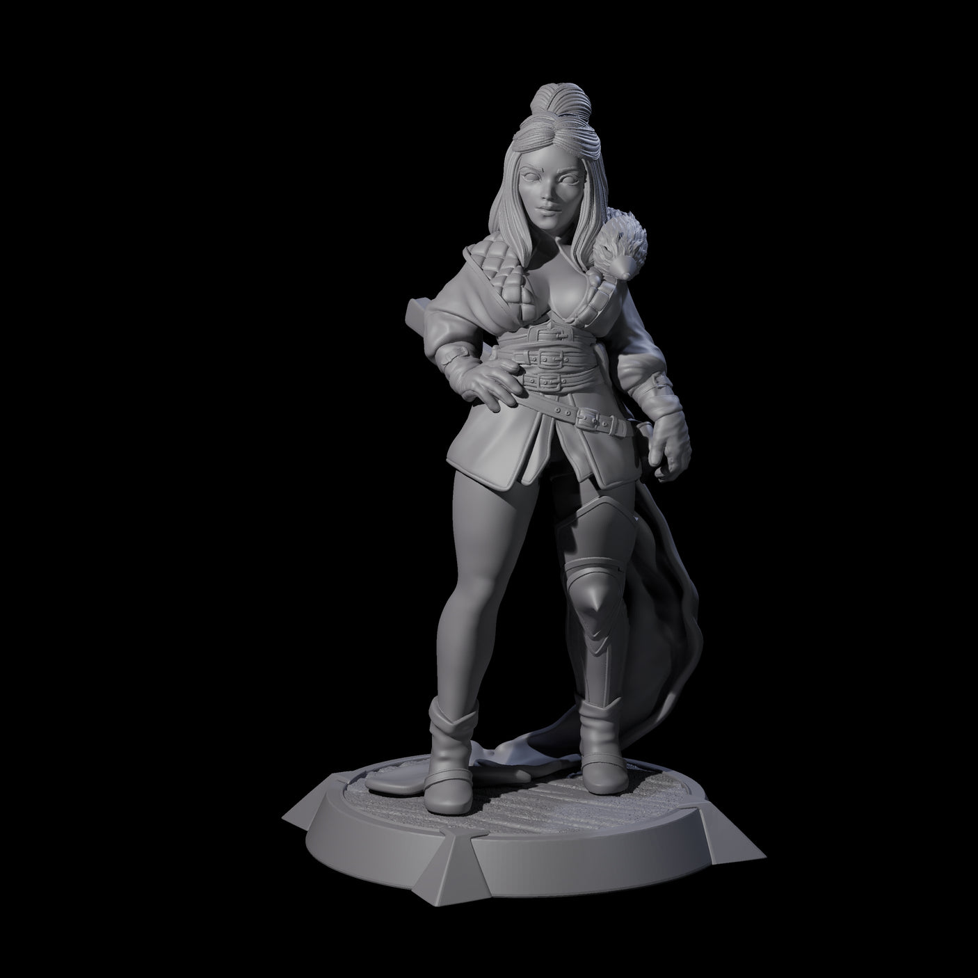 Wandering Ronin Miniature for Dungeons and Dragons, Pathfinder or other TTRPGs